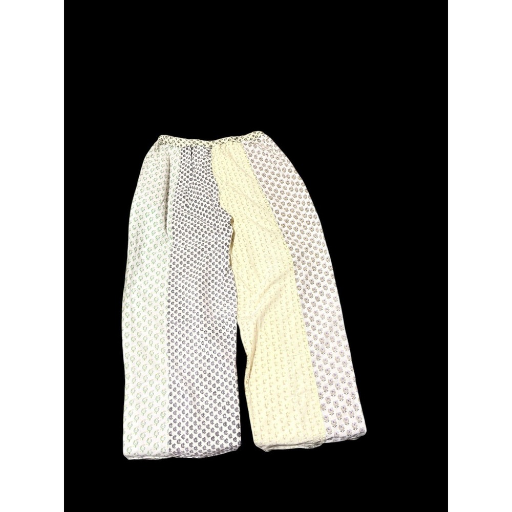 Sacred Threads M Multicolored Multiprint Pants Boho Festival Pockets DEFECT - Picture 2 of 6